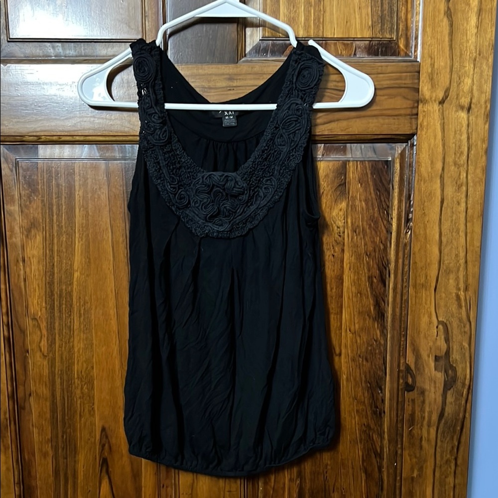 Black Sleeveless Top